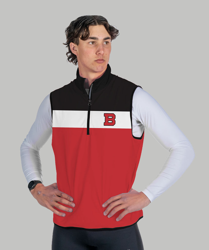 Men's Brentwood College School Stratus Vest - Black/Red