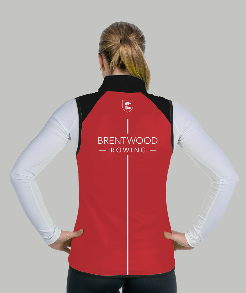 Women's Brentwood College School Stratus Vest - Black/Red