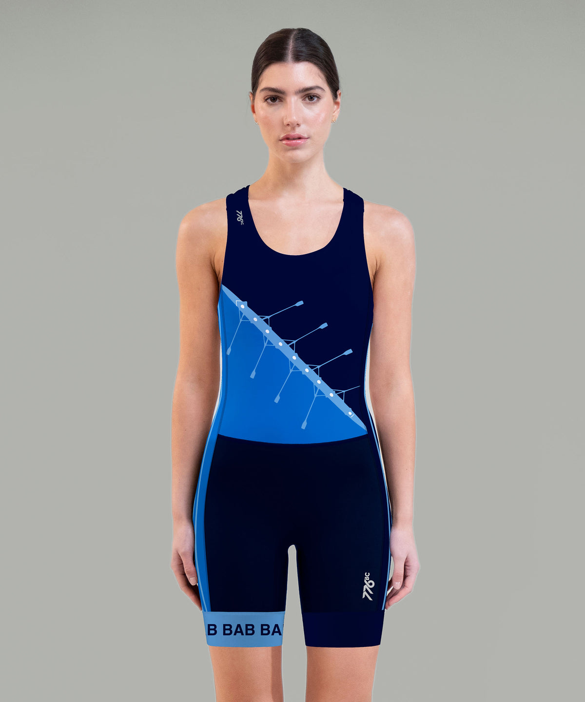 Women's Bromfield Acton Sprint Leg Band Unisuit - Blue/Navy XXS