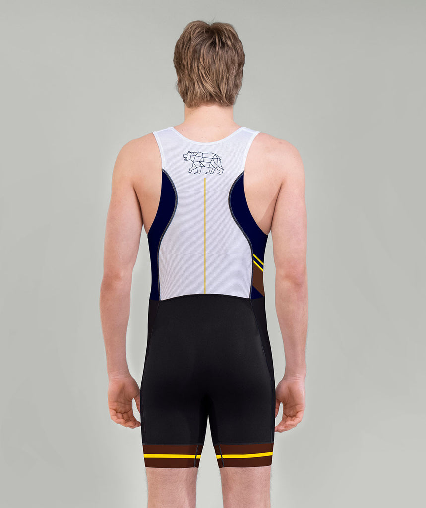 Men's Brunswick School Practice Pro Unisuit - White/Brown