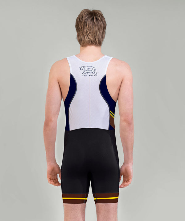 Men's Brunswick School Practice Pro Unisuit - White/Brown