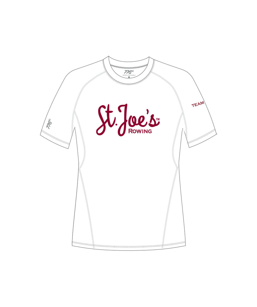 Men's Saint Joseph's University Base Layer SS - White