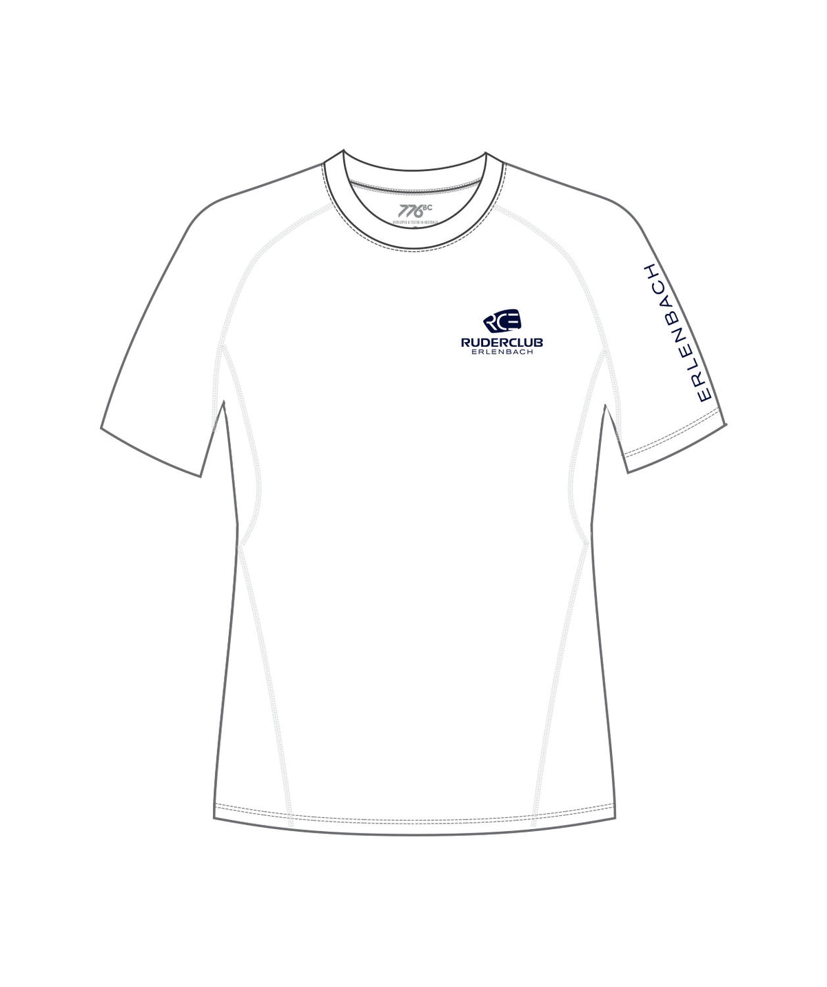 Men's Ruderclub Erlenbach Base Layer SS - White