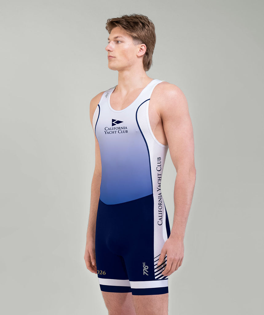 Men's California Yacht Club Pro Unisuit - Navy/White