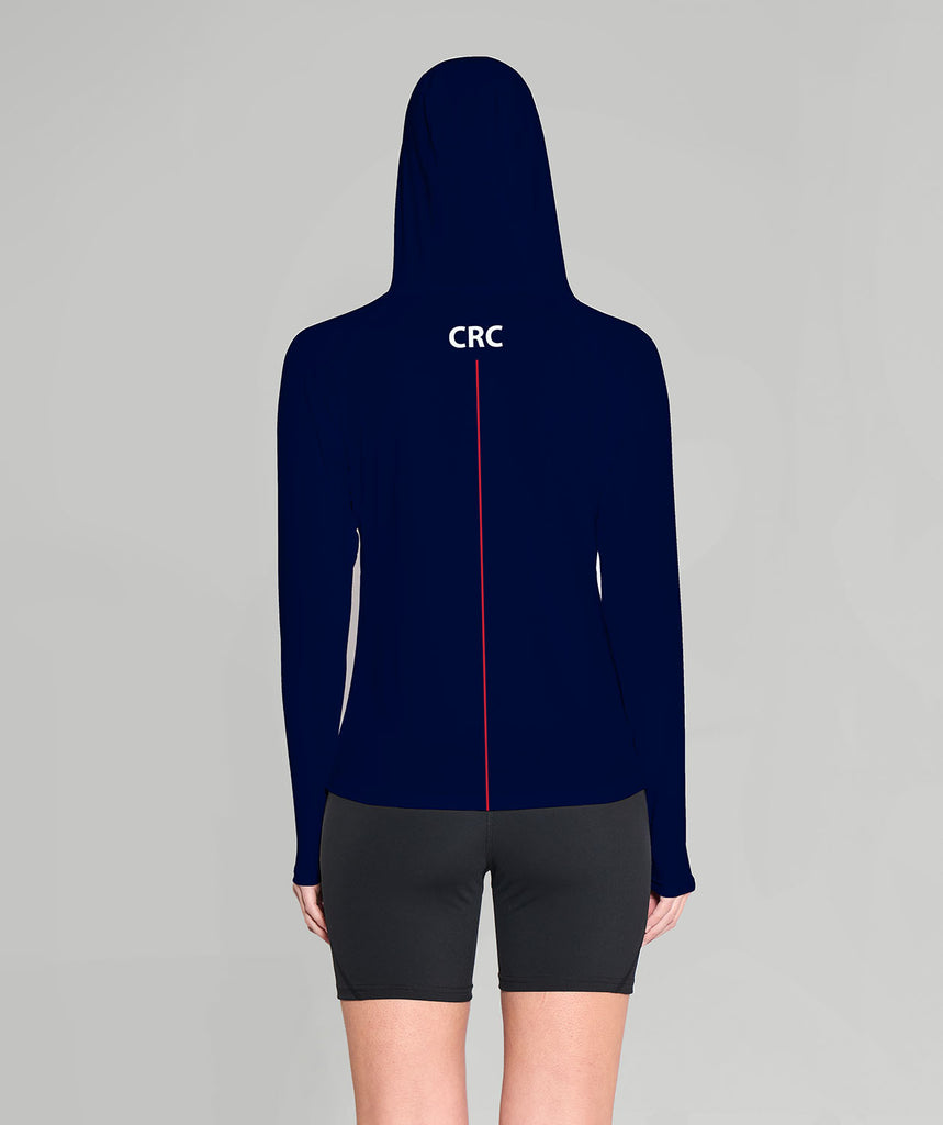 Women's Capital Masters Sun Hoodie LS - Navy
