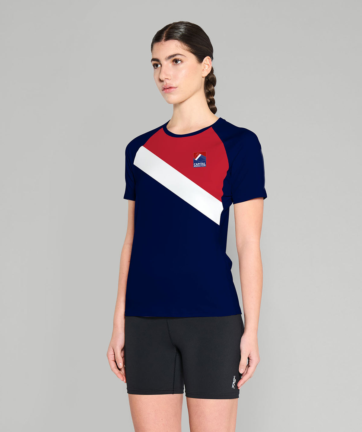 Women's Capital Masters Training T-Shirt SS - Navy/Red