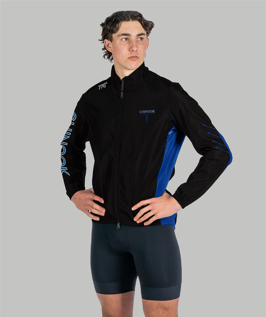 Men's Chinook Cirrostratus Wind Jacket - Black/Blue