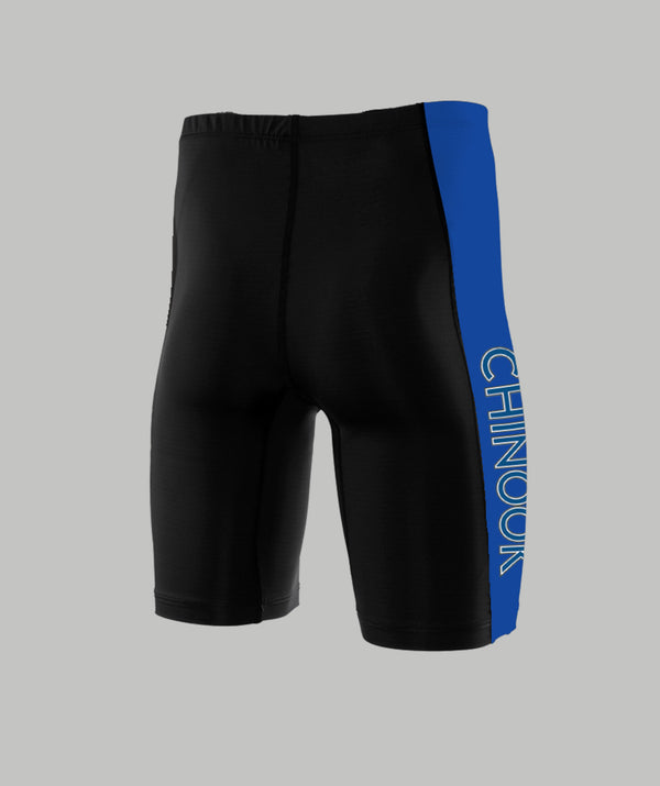 Men's Chinook Side Panel Short - Black/Blue