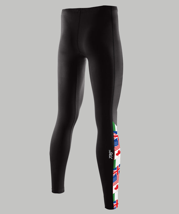 Men's Chinook Flags Streamline Tight - Black