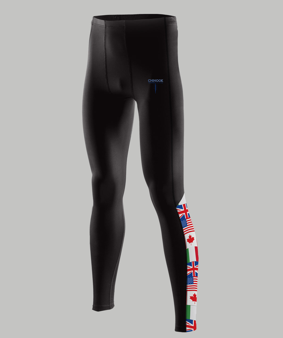 Men's Chinook Flags Streamline Tight - Black