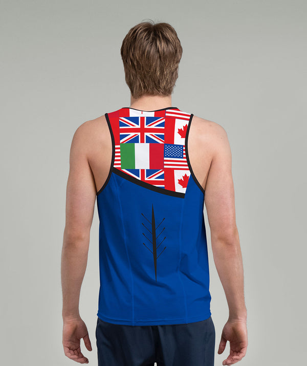 Men's Chinook Race Tank - Blue