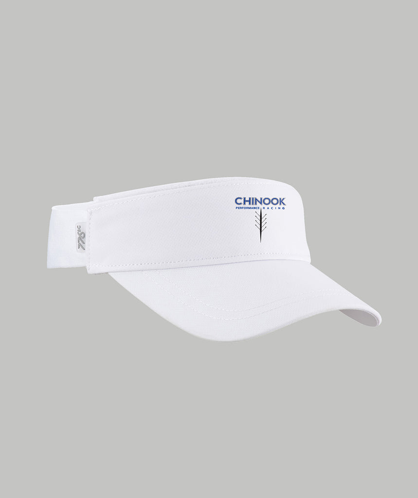 Unisex Chinook Race Visor - White
