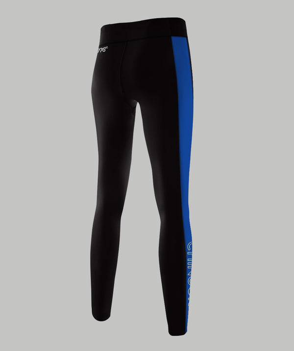 Women's Chinook 7/8 Streamline Tight - Black/Blue