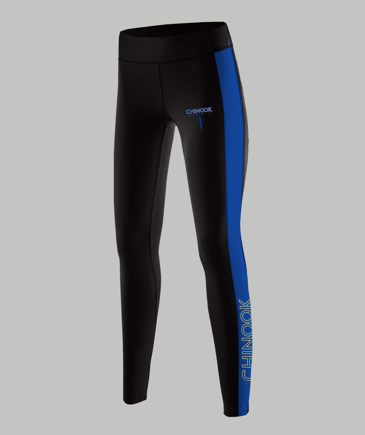 Women's Chinook 7/8 Streamline Tight - Black/Blue