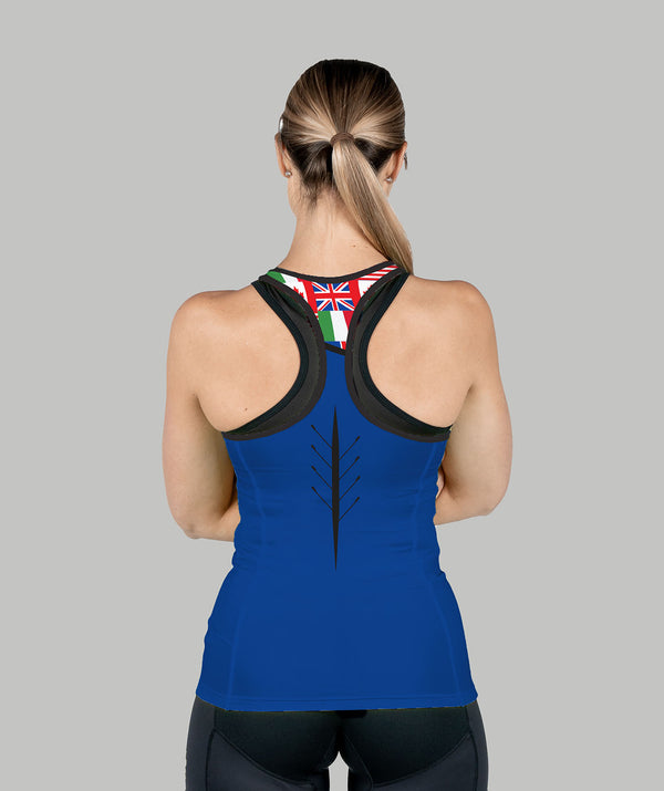 Women's Chinook Race Tank - Blue