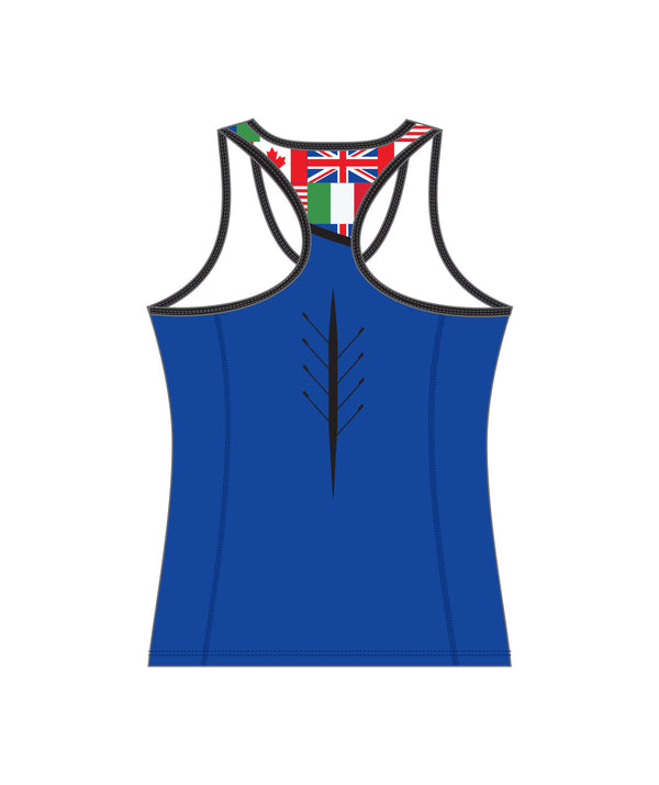 Women's Chinook Race Tank - Blue