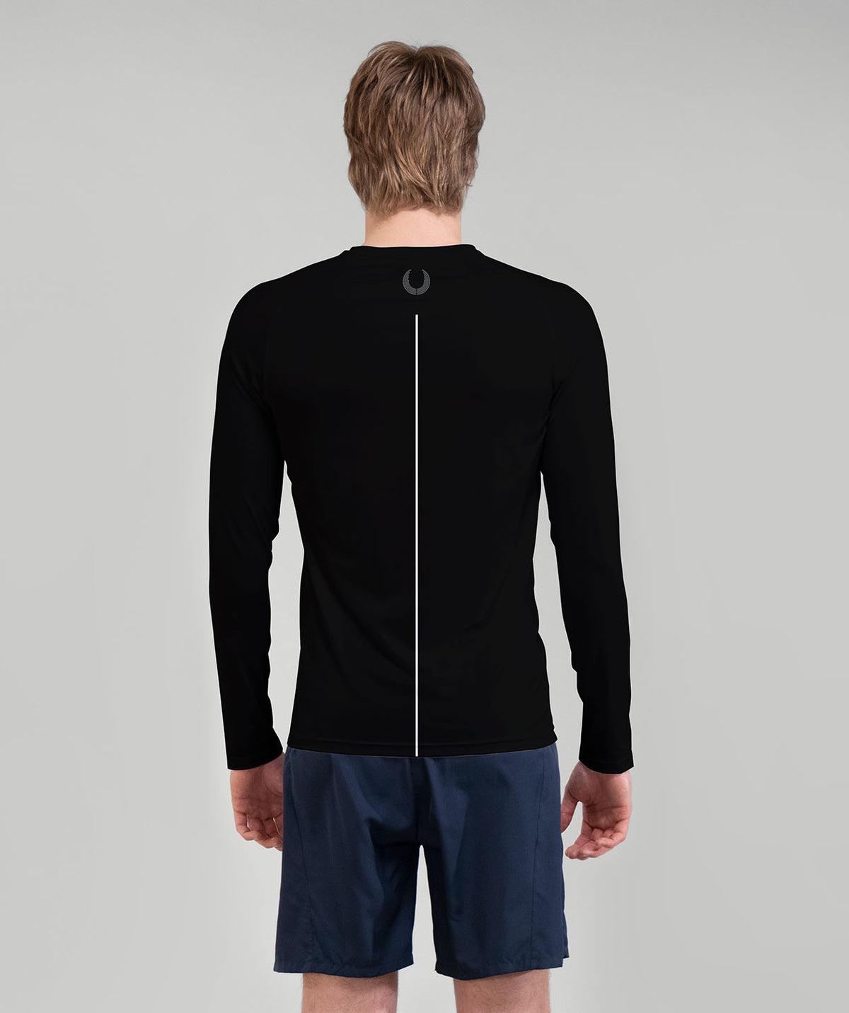 Men's Colby College Winter Base Layer LS - Black
