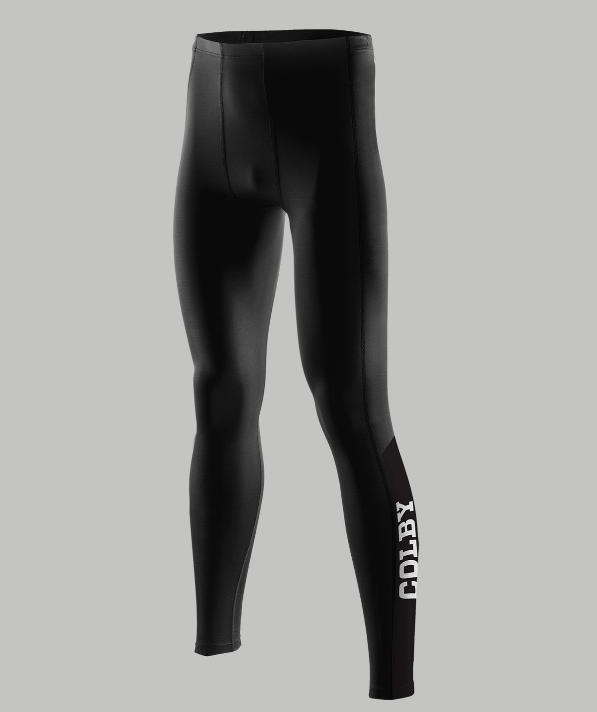 Men's Colby College Streamline Tight - Black