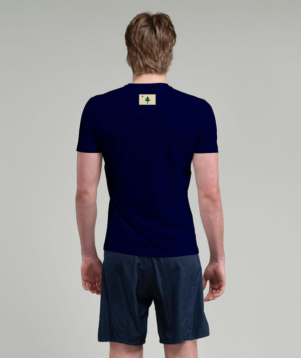 Men's Colby College Performance T-Shirt SS - Navy