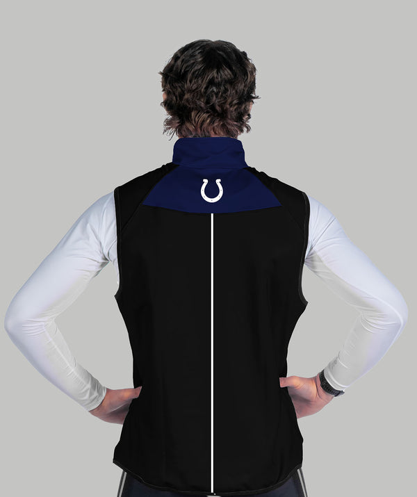Men's Colby College Stratus Vest - Black/Blue