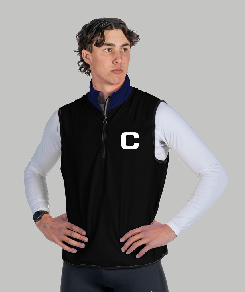 Men's Colby College Stratus Vest - Black/Blue