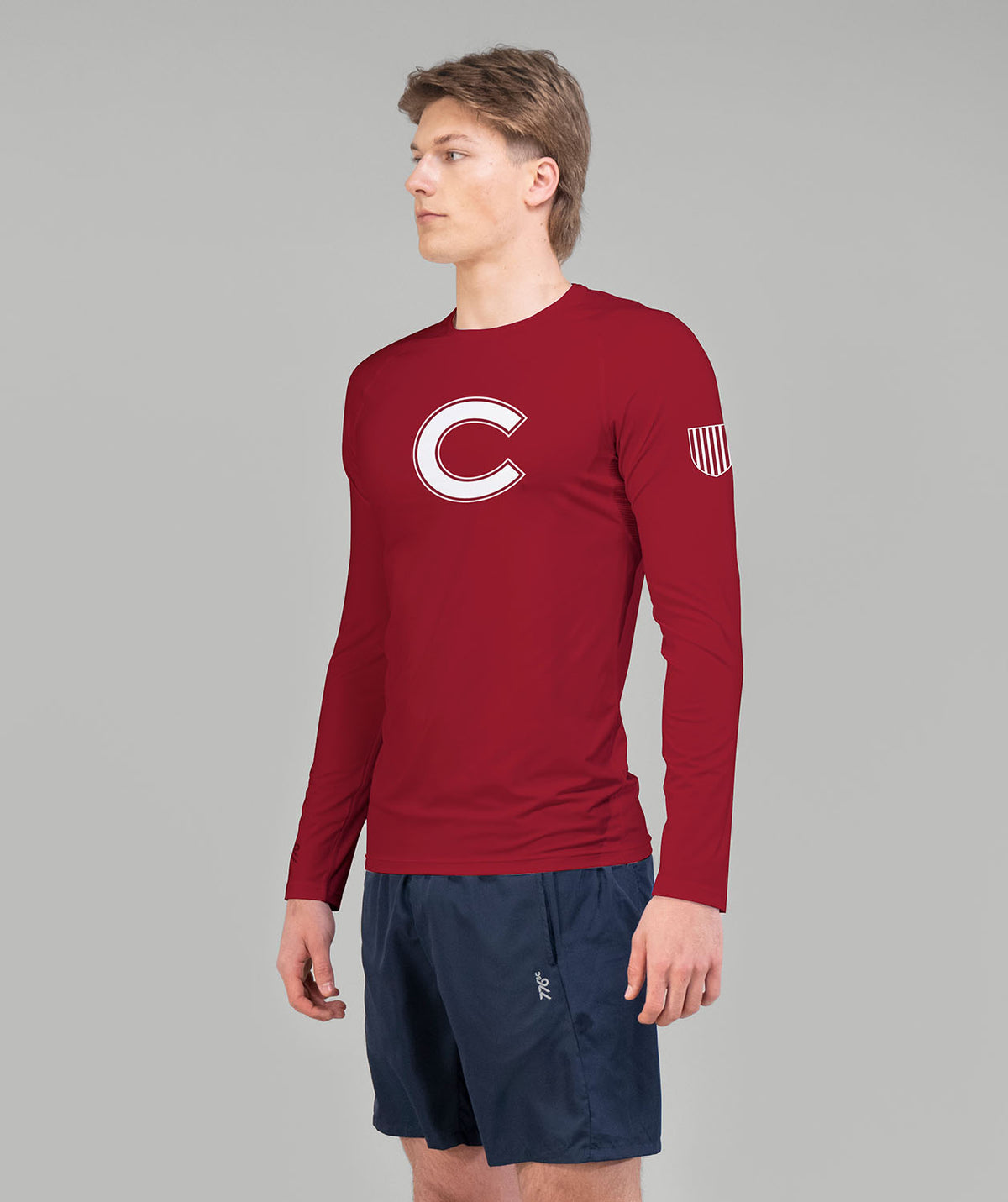 Men's Colgate University Base Layer LS - Maroon