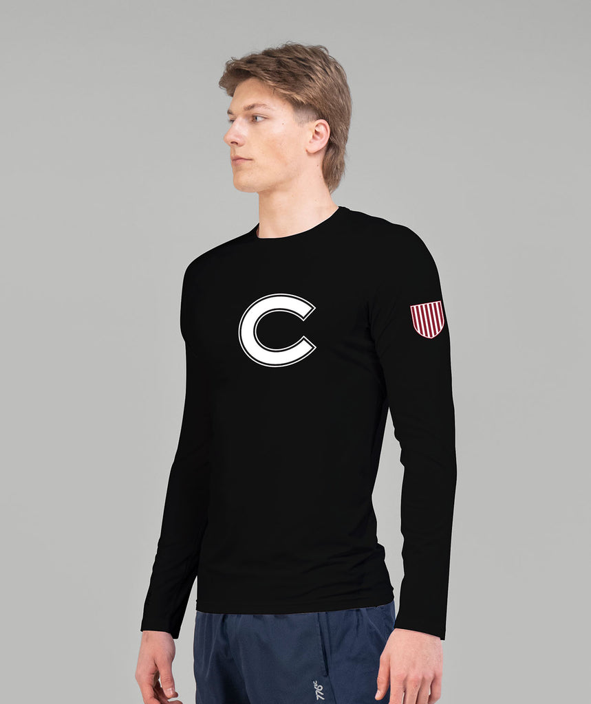Men's Colgate University Base Layer LS - Black