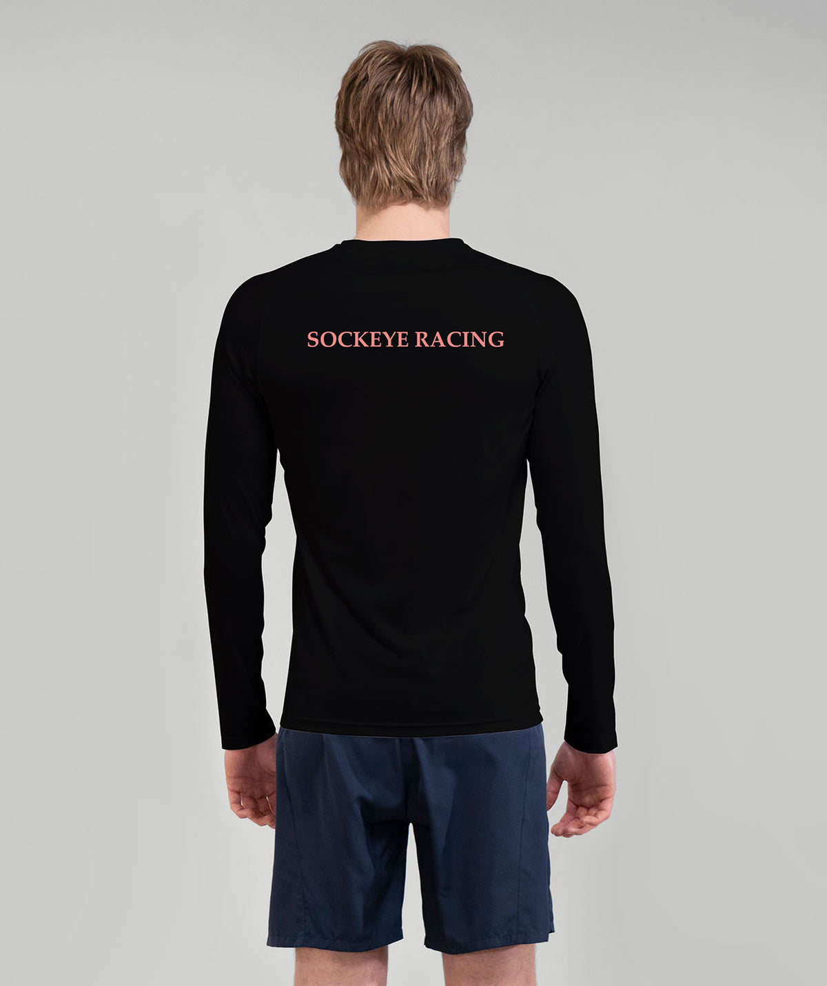 Men's College Club Seattle Base Layer LS - Black