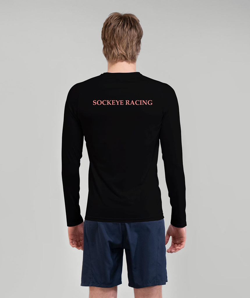 Men's College Club Seattle Base Layer LS - Black