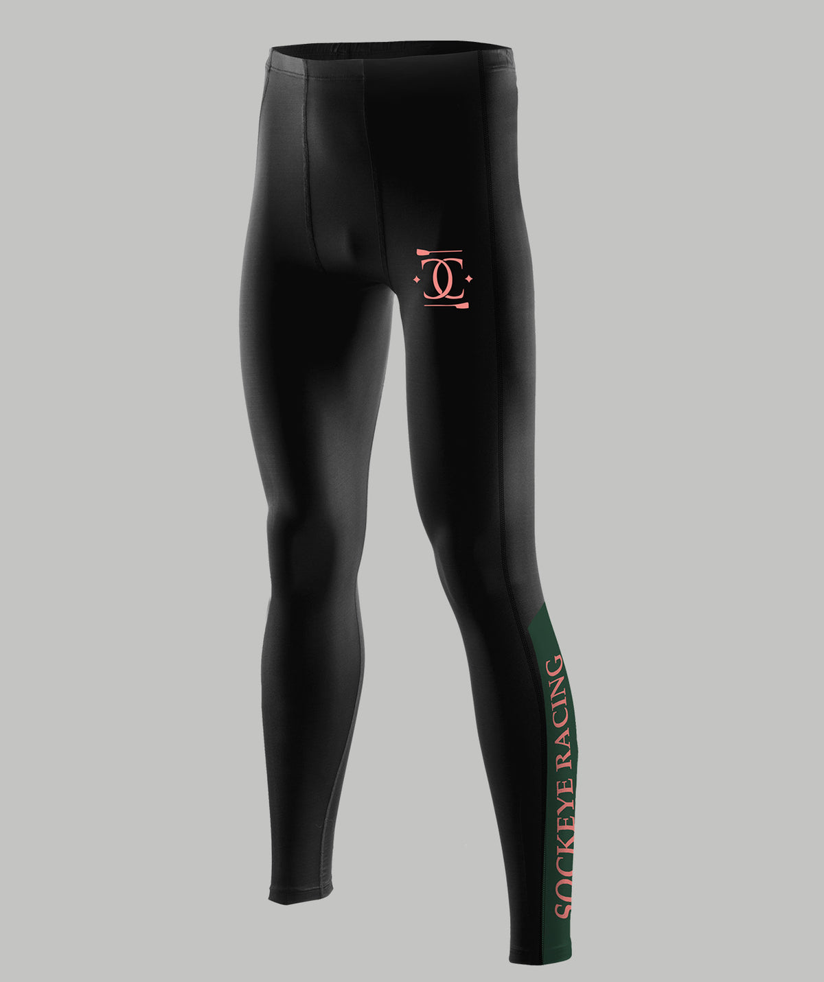 Men's College Club Seattle Streamline Tight - Black