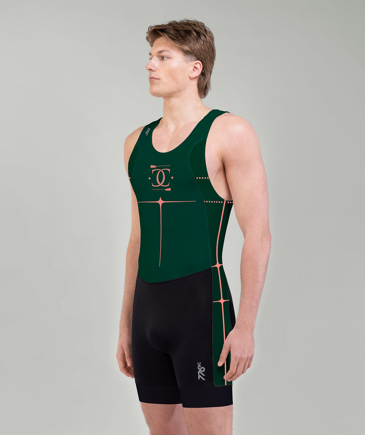 Men's College Club Seattle Motion Pro Unisuit - Green/Black