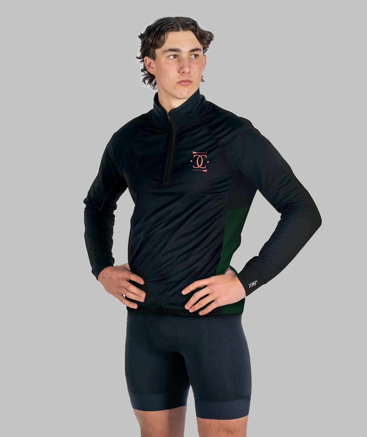 Men's College Club Seattle Shield Jacket - Black