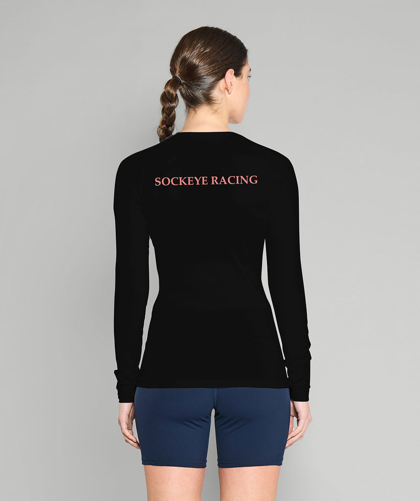 Women's College Club Seattle Base Layer LS - Black