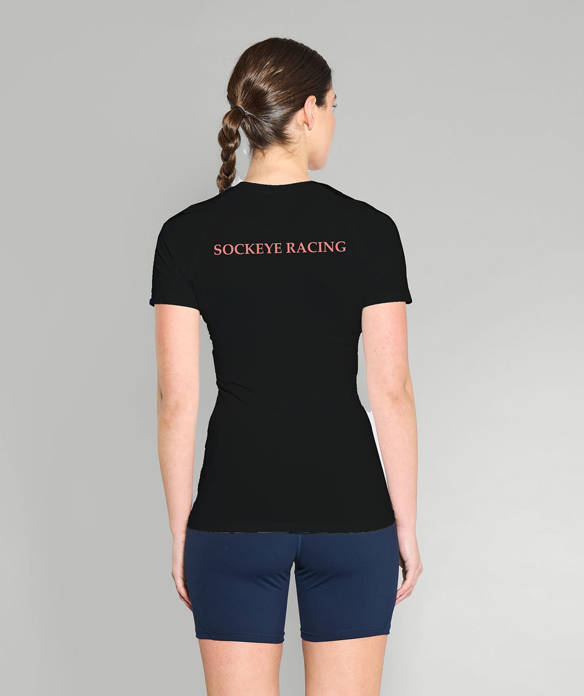 Women's College Club Seattle Base Layer SS - Black
