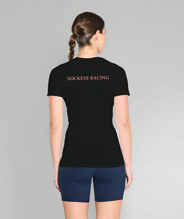Women's College Club Seattle Base Layer SS - Black