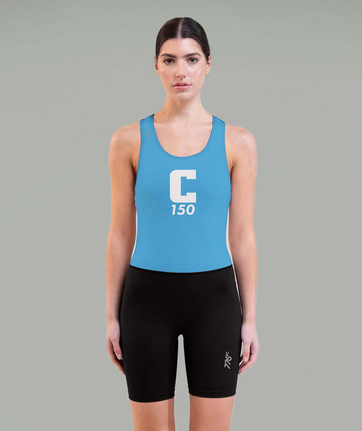Women's Columbia University Streamline Unisuit - Black/Blue