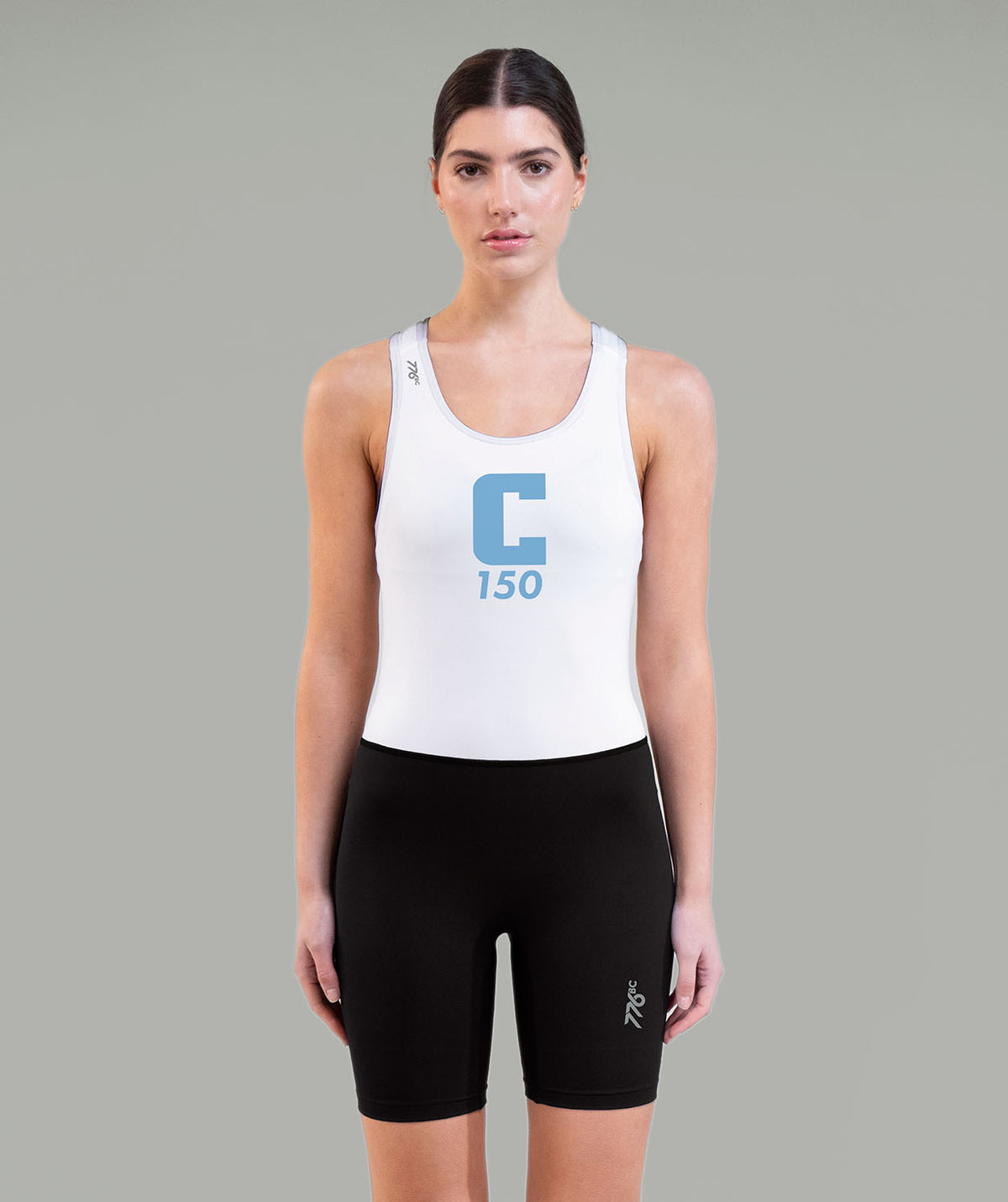 Women's Columbia University Streamline Unisuit - Black/White