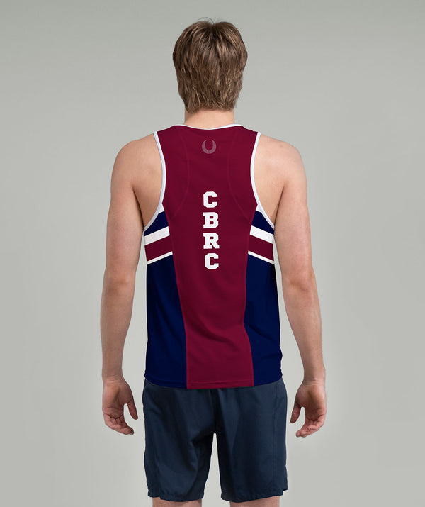 Men's Commencement Bay Rowing Club Performance Tank - Navy/Maroon