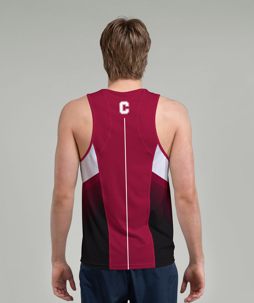Men's Concord Crew Performance Tank - Maroon