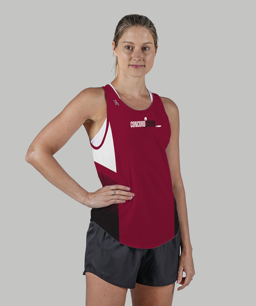 Women's Concord Crew Training Tank - Maroon