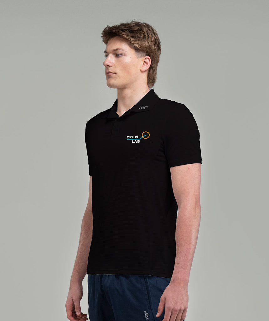 Men's CrewLab Polo SS - Black