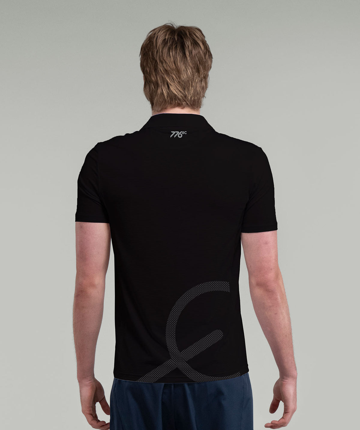 Men's CrewLab Polo SS - Black