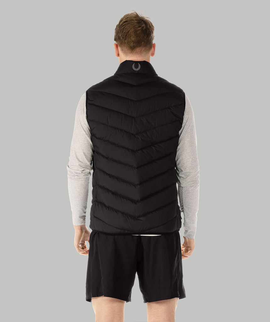 Men's CrewLab Cumulus Puffer Vest - Black