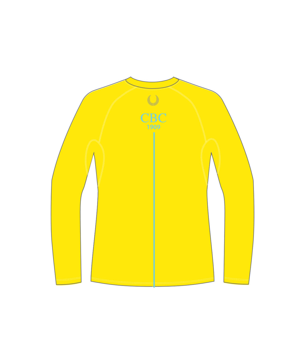 Men's Cambridge Boat Club Training LS - Neon Yellow