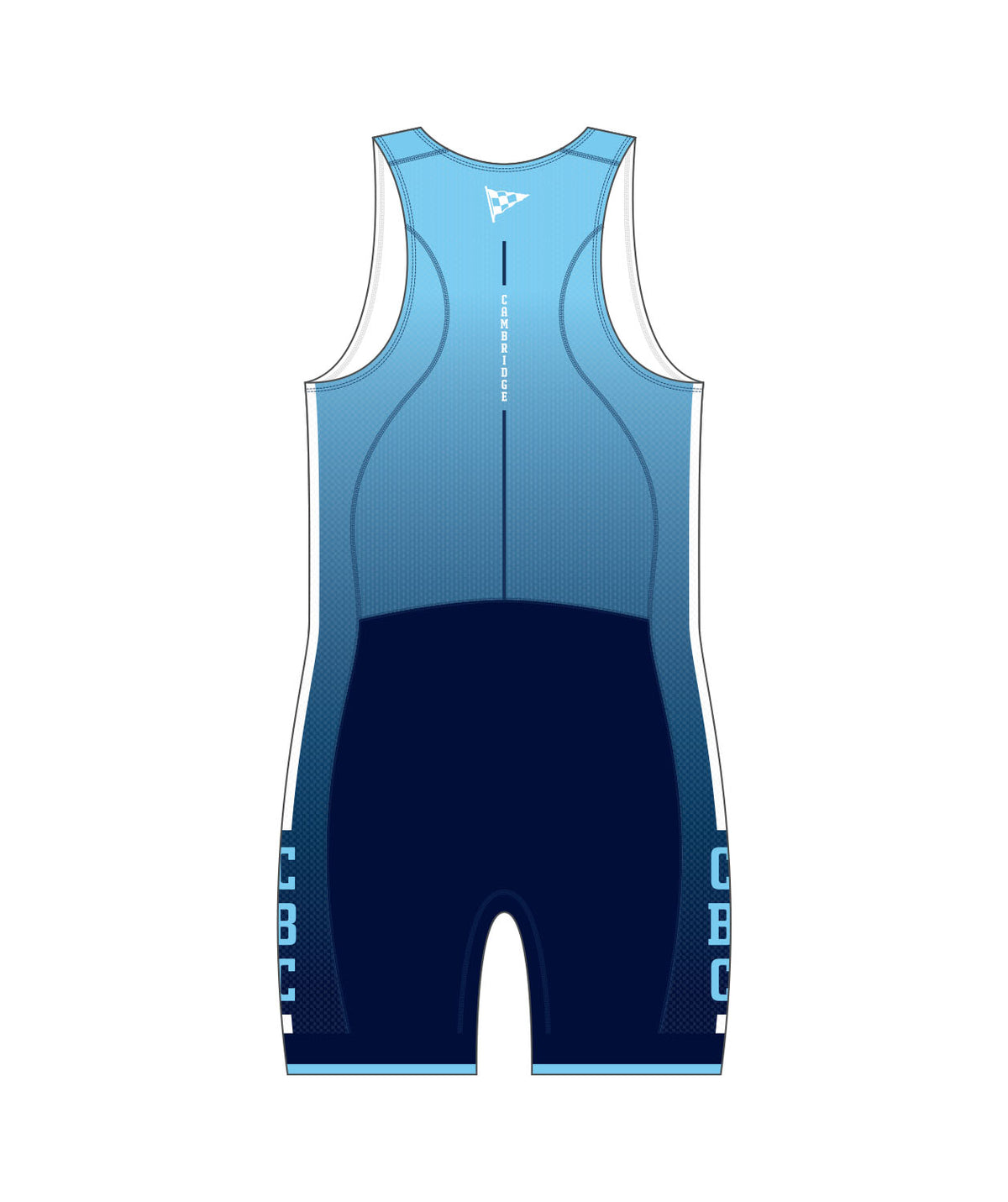 Men's Cambridge Boat Club Pro Unisuit - Navy/Blue