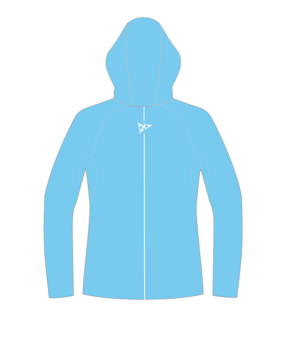 Men's Cambridge Boat Club Sun Hoodie LS - Blue