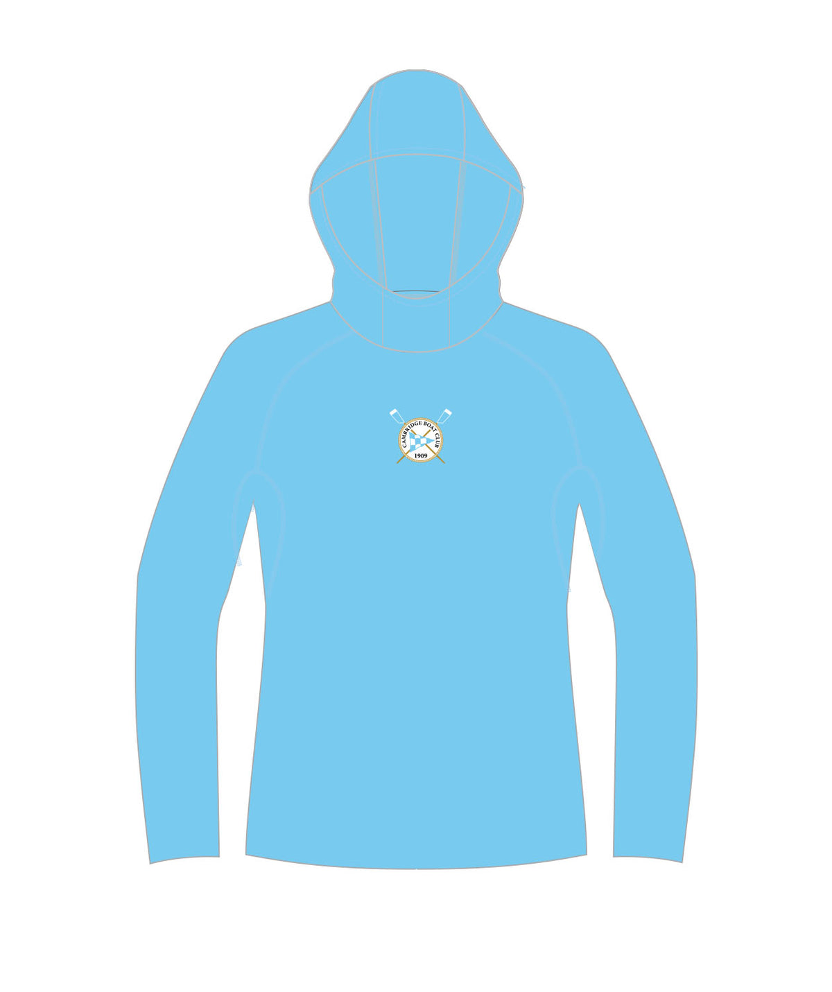 Women's Cambridge Boat Club Sun Hoodie LS - Blue