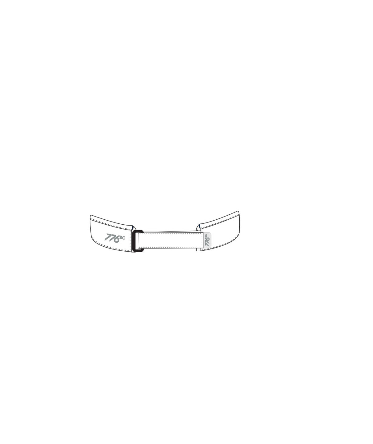 Unisex Cambridge Boat Club Performance Visor - White