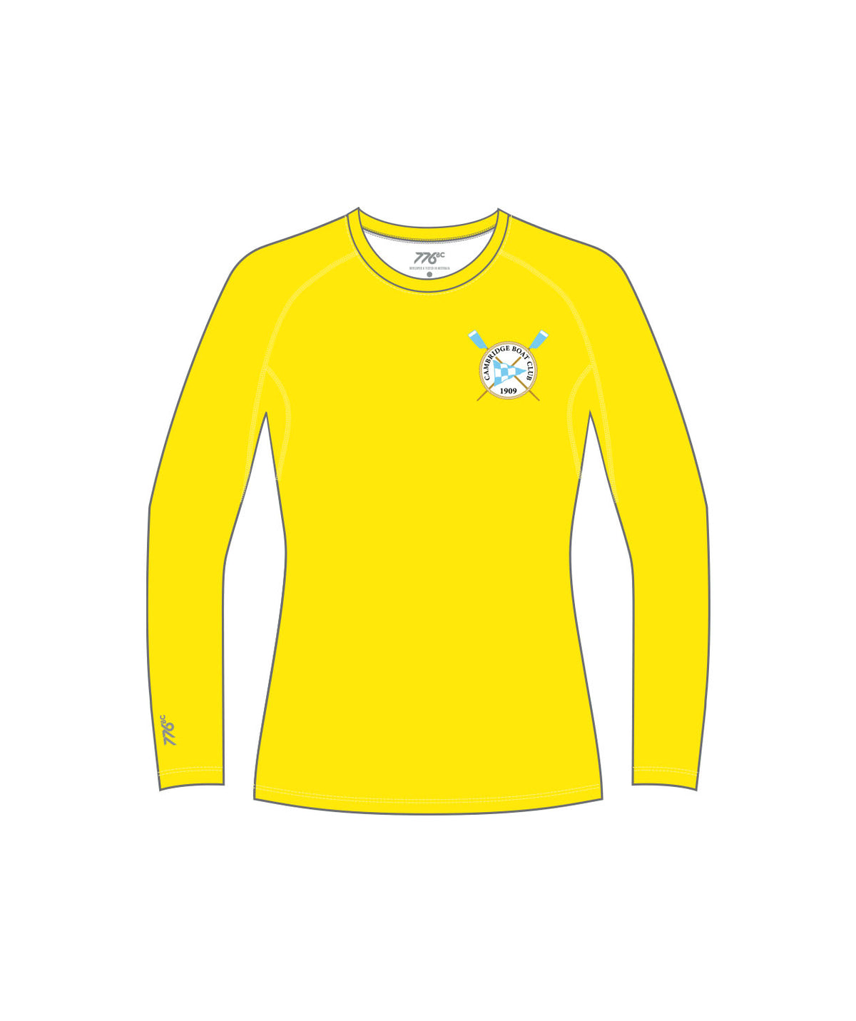 Women's Cambridge Boat Club Training LS - Neon Yellow