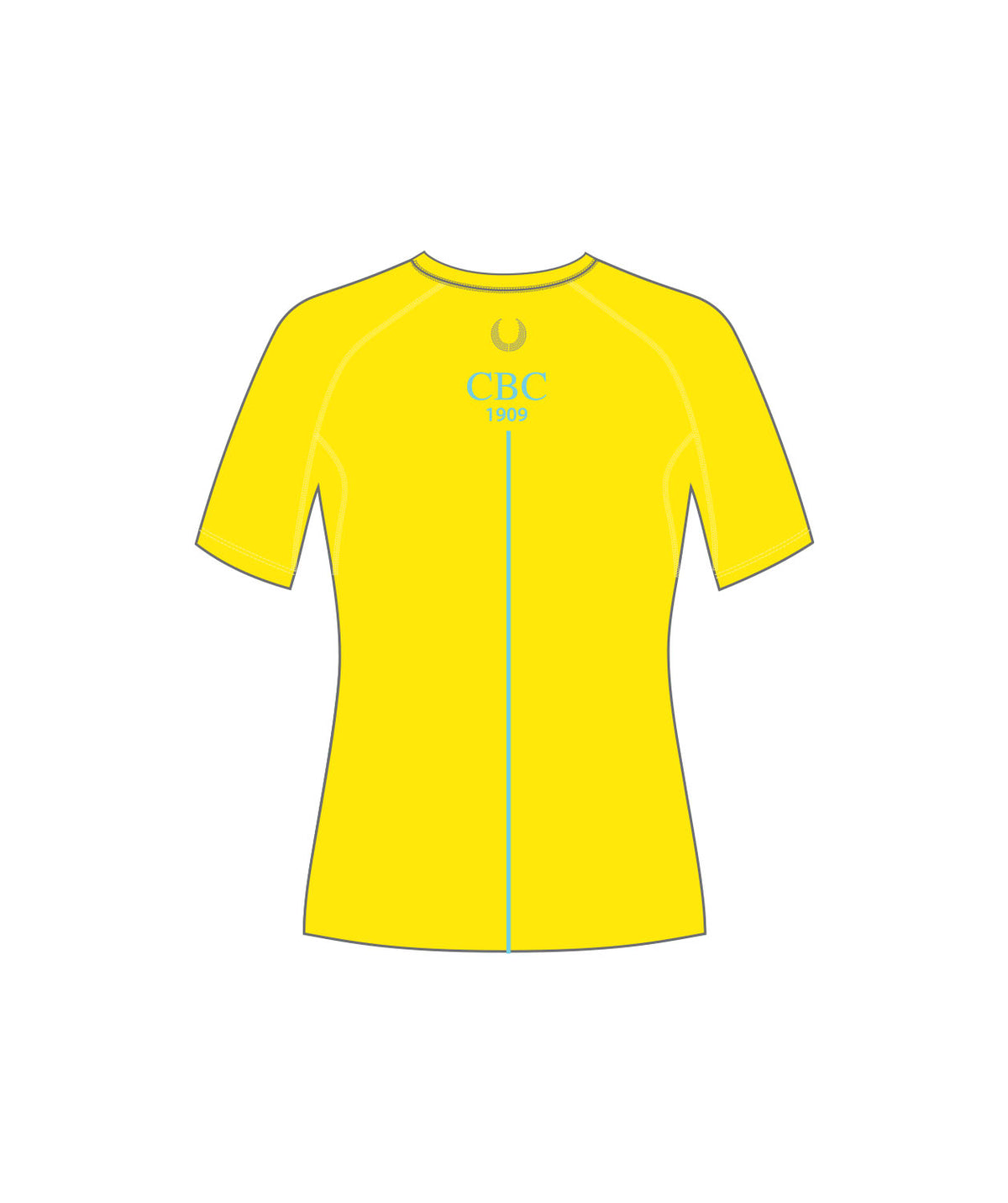 Women's Cambridge Boat Club Training T-Shirt SS - Neon Yellow